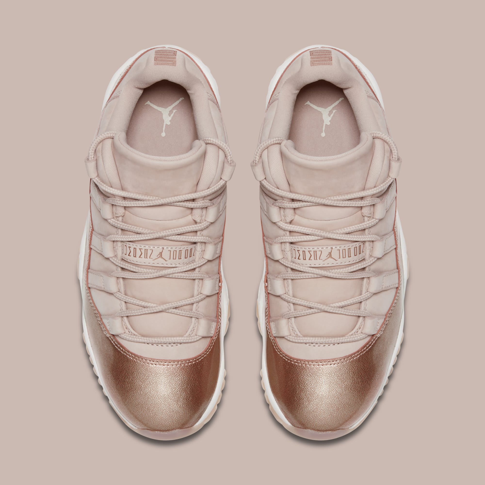 rose gold 11s jordans